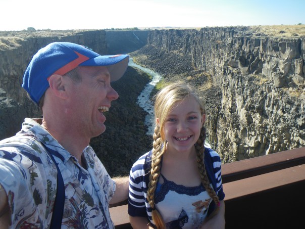 Enjoying Malad Gorge State Park, Oregon