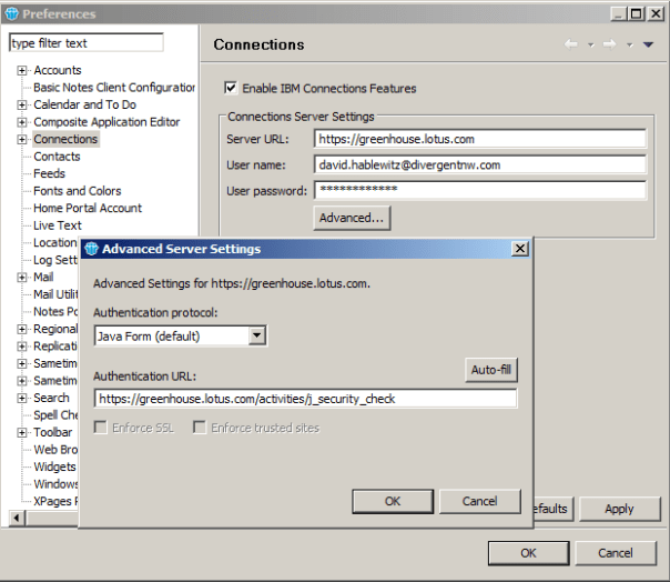 ConnectionsAdvancedPreferences
