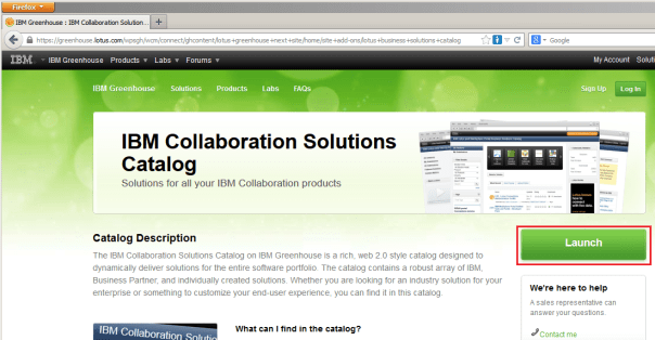 Greenhouse app catalog