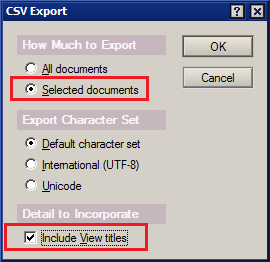 ExportCSV