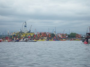 Shell NO! protestors